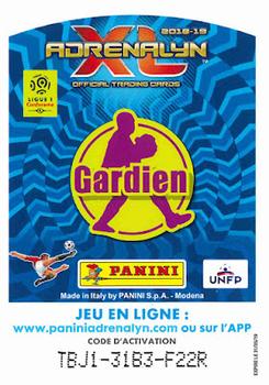 2018-19 Panini Adrenalyn XL Ligue 1 - Limited Edition #NNO Baptiste Reynet Back