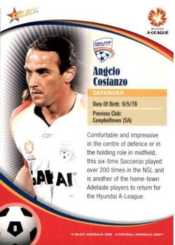 2006 Select A-League #8 Angelo Costanzo Back