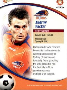 2006 Select A-League #78 Andrew Packer Back