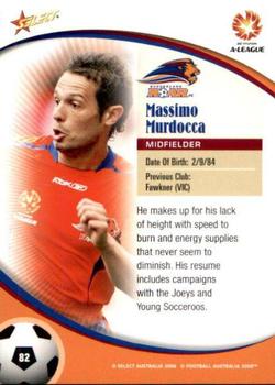 2006 Select A-League #82 Massimo Murdocca Back