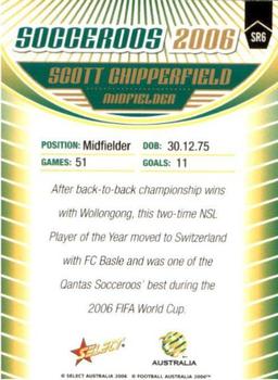 2006 Select A-League - Socceroos #SR6 Scott Chipperfield Back