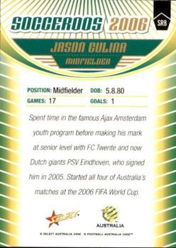 2006 Select A-League - Socceroos #SR8 Jason Culina Back