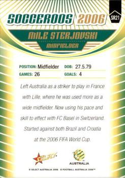 2006 Select A-League - Socceroos #SR21 Mile Sterjovski Back