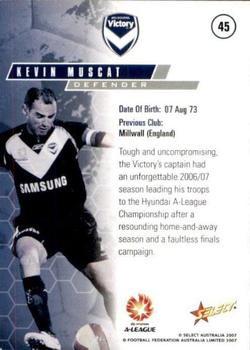 2007 Select A-League #45 Kevin Muscat Back