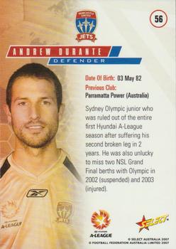 2007 Select A-League #56 Andrew Durante Back