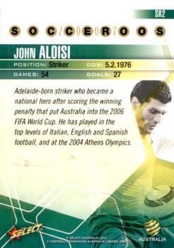 2007 Select A-League - Socceroos #SR2 John Aloisi Back