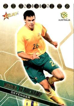 2007 Select A-League - Socceroos #SR3 Michael Beauchamp Front
