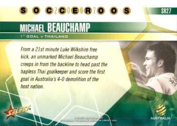 2007 Select A-League - Socceroos #SR27 Michael Beauchamp Back
