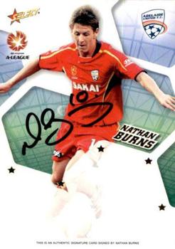 2007 Select A-League - Signatures #A1 Nathan Burns Front