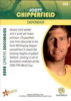 2008-09 Select A-League - Socceroos #SR6 Scott Chipperfield Back