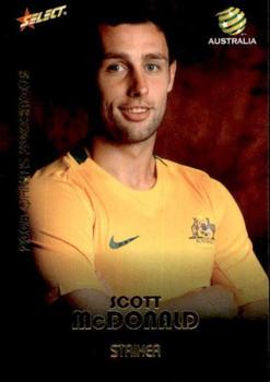 2008-09 Select A-League - Socceroos #SR10 Scott McDonald Front