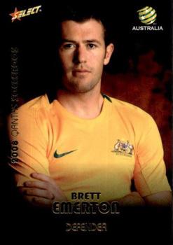 2008-09 Select A-League - Socceroos #SR13 Brett Emerton Front
