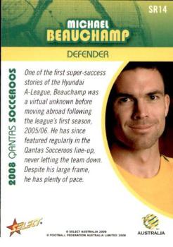2008-09 Select A-League - Socceroos #SR14 Michael Beauchamp Back