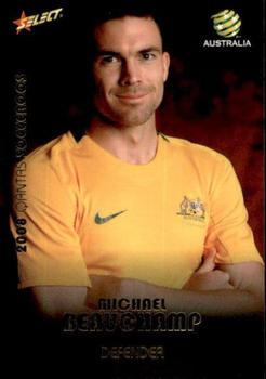 2008-09 Select A-League - Socceroos #SR14 Michael Beauchamp Front