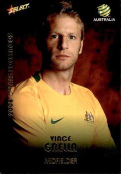 2008-09 Select A-League - Socceroos #SR18 Vince Grella Front