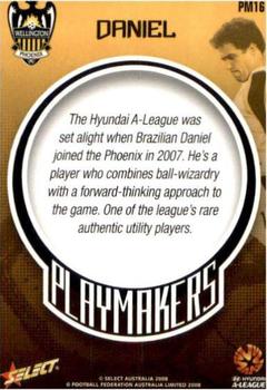 2008-09 Select A-League - Playmakers #PM16 Daniel Lins Cortes Back