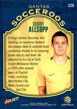 2009-10 Select A-League - Socceroos #S26 Danny Allsopp Back