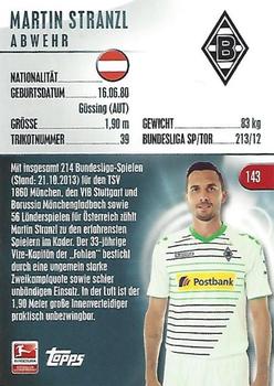 2013-14 Topps Chrome Bundesliga #143 Martin Stranzl Back