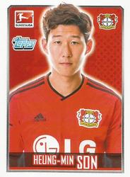 2014-15 Topps Fussball Bundesliga Stickers #166 Heung-Min Son Front