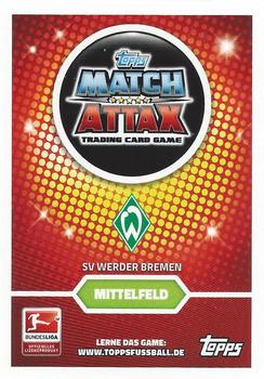 2016-17 Topps Match Attax Bundesliga #47 Fin Bartels Back