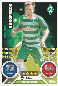 2016-17 Topps Match Attax Bundesliga #48 Philipp Bargfrede Front