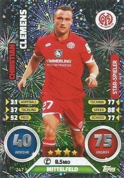 2016-17 Topps Match Attax Bundesliga #247 Christian Clemens Front