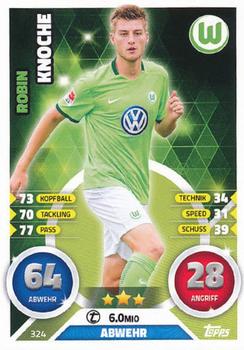 2016-17 Topps Match Attax Bundesliga #324 Robin Knoche Front