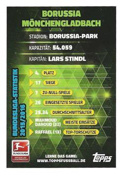 2016-17 Topps Match Attax Bundesliga #339 Clubkarte Back