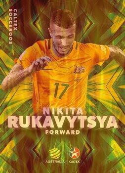 2018 Tap 'N' Play Caltex Socceroos - Silver #20 Nikita Rukavytsya Front