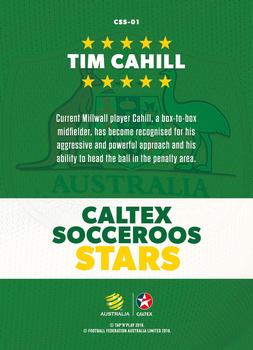 2018 Tap 'N' Play Caltex Socceroos - Stars #CSS-01 Tim Cahill Back
