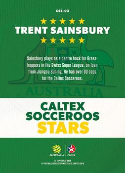 2018 Tap 'N' Play Caltex Socceroos - Stars #CSS-03 Trent Sainsbury Back