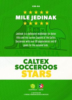 2018 Tap 'N' Play Caltex Socceroos - Stars #CSS-04 Mile Jedinak Back
