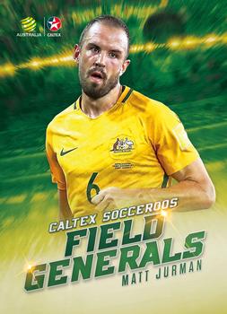 2018 Tap 'N' Play Caltex Socceroos - Field Generals #CFG-02 Matt Jurman Front