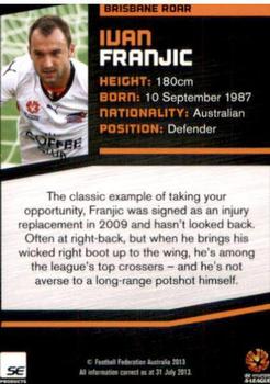 2013-14 SE Products A-League & Socceroos #15 Ivan Franjic Back