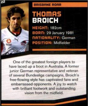 2013-14 SE Products A-League & Socceroos #22 Thomas Broich Back