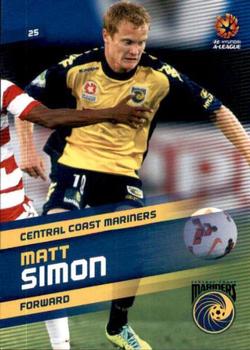 2013-14 SE Products A-League & Socceroos #25 Matt Simon Front