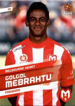 2013-14 SE Products A-League & Socceroos #35 Golgol Mebrahtu Front