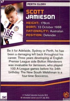 2013-14 SE Products A-League & Socceroos #67 Scott Jamieson Back