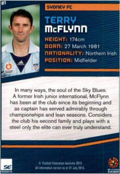 2013-14 SE Products A-League & Socceroos #81 Terry McFlynn Back