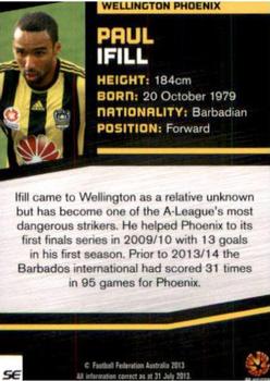 2013-14 SE Products A-League & Socceroos #90 Paul Ifill Back
