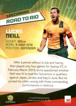 2013-14 SE Products A-League & Socceroos - Road to Rio #S20 Lucas Neill Back