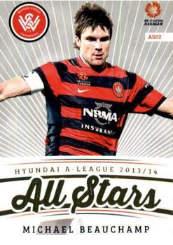 2013-14 SE Products A-League & Socceroos - All Stars #AS02 Michael Beauchamp Front