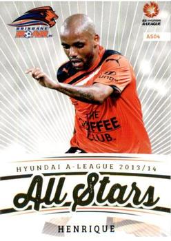 2013-14 SE Products A-League & Socceroos - All Stars #AS04 Henrique Andrade Silva Front