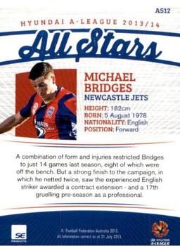 2013-14 SE Products A-League & Socceroos - All Stars #AS12 Michael Bridges Back