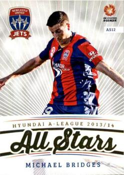 2013-14 SE Products A-League & Socceroos - All Stars #AS12 Michael Bridges Front