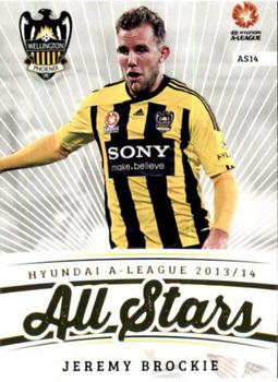 2013-14 SE Products A-League & Socceroos - All Stars #AS14 Jeremy Brockie Front
