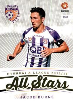 2013-14 SE Products A-League & Socceroos - All Stars #AS17 Jacob Burns Front