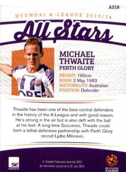 2013-14 SE Products A-League & Socceroos - All Stars #AS18 Michael Thwaite Back