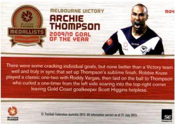 2013-14 SE Products A-League & Socceroos - Medallists #M04 Archie Thompson Back