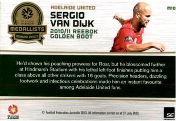 2013-14 SE Products A-League & Socceroos - Medallists #M10 Sergio van Dijk Back